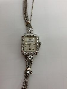 Antique Girard Perre Guax Platinum Watch