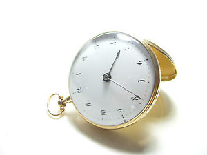 MONTRE COQ A SONNERIE DES QUARTS EN OR 18K MASSIF REPEATER WATCH GOLD 1800