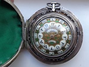 AMAZING JULIEN LEROY OTTOMAN TURKISH  POCKET WATCH.STERLING SILVER