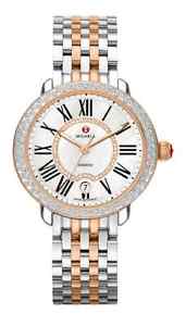 Michele Serein 16 Diamond Two-Tone Rose Gold, Diamond Dial Watch MW21B01D2963