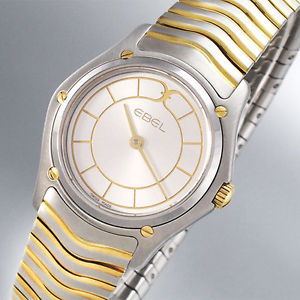 Ebel "Sport Classic" Damenuhr Ø 27mm - Stahl/Gold - Ref.1256F22 - Quarz - 64,2g
