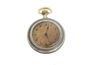 Vintage High-Grade Ladies Small Haas Gold, Enamel & Diamond Pendant/Pocket Watch
