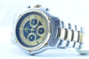 EBEL 1911 MEN'S WATCH LE MODULOR 40MM AUTOMATIC CHRONO E1137241 STEEL/GOLD RAR