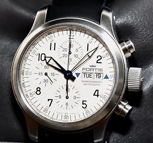 Fortis Chronograph Stahl Ref.635.10.12 M Papiere Kasten