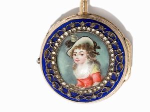 Jacques Coulin & Amy Bry Spindle Pocket Watch, Geneva, C. 1770