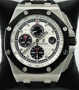 AUDEMARS PIGUET ROYAL OAK OFFSHORE SILVER DIAL CHRONO *NEW* 26400SO.OO.A002CA.01