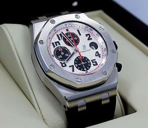 Audemars Piguet Royal Oak Offshore Silver Dial Chrono B&P 26170ST.OO.D101CR.02