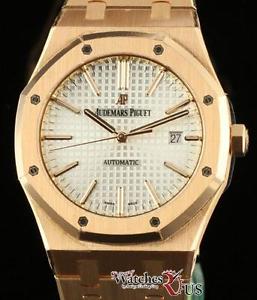 Audemars Piguet New 15400OR.OO.1220OR.02 Royal Oak Gold Box/Papers/Warranty #AP1