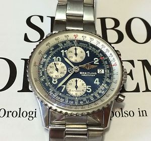 BREITLING Old Navitimer A13020 Automatic Pilot Chronograph Blue Dial