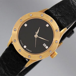 Jörg Schauer "Piccollo" - 18K Roségold - Leder - Automatik - 53,4g
