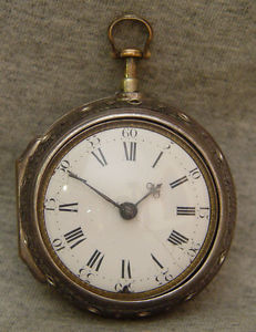 early 1700s london shagreen pair-cased verge fusee bell 1/4 repeter ~ sadler
