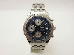 BREITLING CHRONOMAT ACCIAIO  40 MM  REF A13352 FULL SET SCATOLA E GARANZIA !!