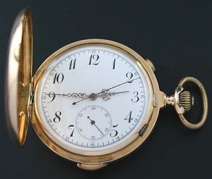 Taschenuhr Gold 585 Chrono Repetition  (pocket watch)  (PRI)