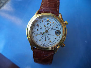 Baume & Mercier Automatic, Cronografo de oro macizo 18 kilates