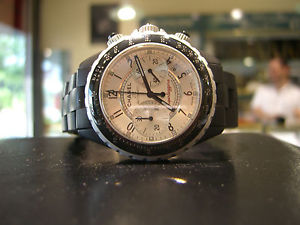 MENS CHANEL J12 PRE OWNED- Superleggera Black Ceramic Chronograph  BOX & PAPERS