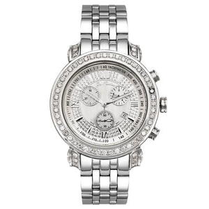 Joe Rodeo Diamant Herren Uhr - TYLER silber 3.5 ctw