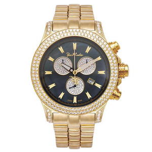 Joe Rodeo Diamant Herren Uhr - MASTER PILOT gold 7 ctw