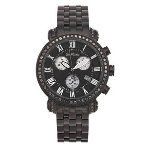 Joe Rodeo Diamant Herren Uhr - CLASSIC schwarz 6 ctw