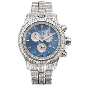 Joe Rodeo Diamant Herren Uhr - MASTER PILOT silber 26.7 ctw