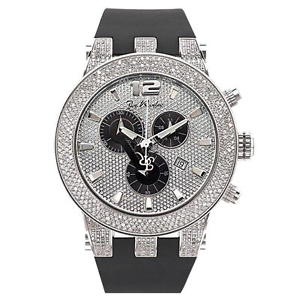 Joe Rodeo Diamant Herren Uhr - BROADWAY silber 5 ctw