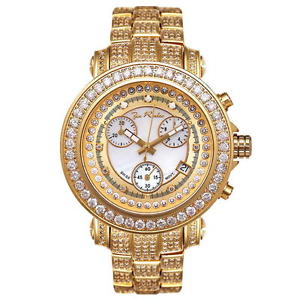 Joe Rodeo Diamond Men's Watch - RIO gold 9.5 ctw