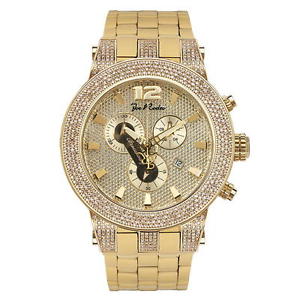 Joe Rodeo Diamond Men's Watch - BROADWAY gold 5 ctw