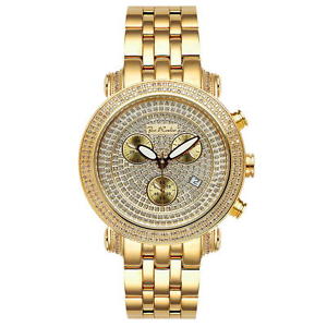 Joe Rodeo Diamond Men's Watch - CLASSIC gold 3.5 ctw