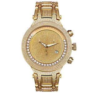 Joe Rodeo Diamond Men's Watch - MASTER gold 4.75 ctw