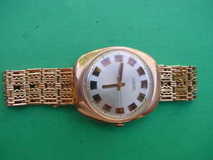 RAKETA GOLD WATCH SOVIET UNION USSR ROSE&YELOOW GOLD