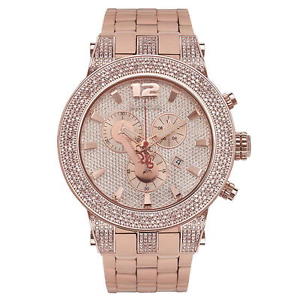 Joe Rodeo Diamant Homme Montre - BROADWAY rose or 5 ctw