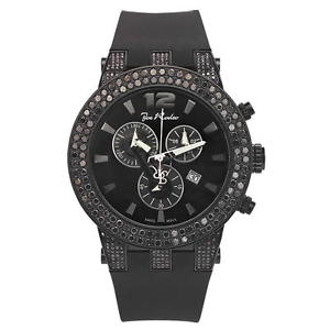 Joe Rodeo Diamant Homme Montre - BROADWAY noir 6.5 ctw