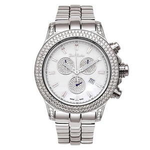 Joe Rodeo Diamant Homme Montre - MASTER PILOT argent 7 ctw