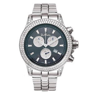 Joe Rodeo Diamant Homme Montre - MASTER PILOT argent 7 ctw