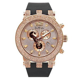 Joe Rodeo Diamant Homme Montre - BROADWAY rose or 5 ctw