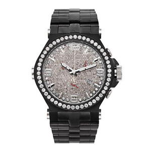 Joe Rodeo Diamant Homme Montre - PHANTOM noir 8.75 ctw
