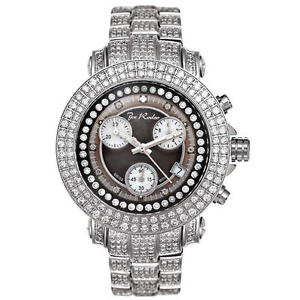 Joe Rodeo Diamant Homme Montre - RIO argent 10 ctw