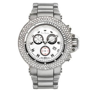 Joe Rodeo Diamant Homme Montre - RAZOR argent 7.2 ctw