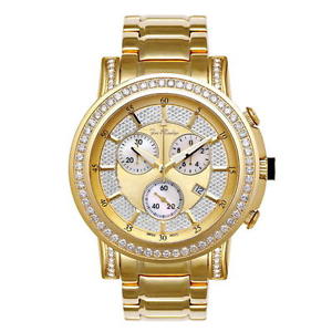 Joe Rodeo Diamant Homme Montre - TROOPER or 3.25 ctw