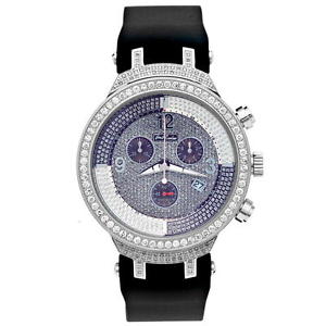 Joe Rodeo Diamant Homme Montre - MASTER argent 2.65 ctw