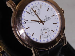 Concord Auto APROX. 36MM 18K Rose GOLD SWISS MADE APROX. 38 M.M.W W/CROWN