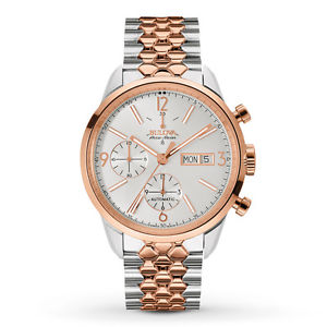 Bulova Accu Swiss 65C114 Mens AccuSwiss Two Tone Bracelet Watch