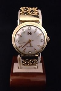 Vintage Gensler Lee G loves L G<3L Solid 14K GOLD Watch 4 Dia Dial 14K Bracelet
