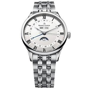 Maurice Lacroix MP6607-SS002-112 Masterpiece Tradition Phase de Lune Men's Au...