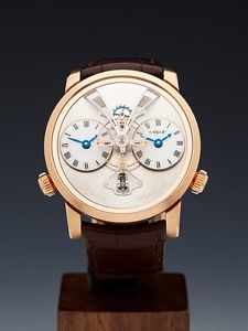 MB&F LEGACY MACHINE TWIN TIME 18K ROSE GOLD WATCH 01.RL.W LM1 RG 44MM - W2397