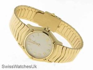 EBEL CLASSIC WAVE SPORT LADIES WATCH 18K GOLD QUARTZ WATCH - EBEL WATCH