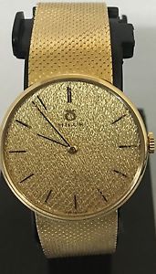 Mint Authentic Men's Milus 18k Solid Yellow Gold Mechanical (Hand-winding) Watch