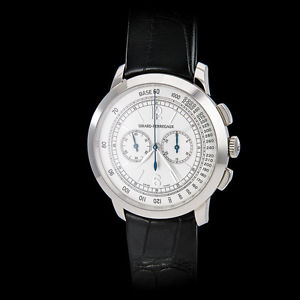 Girard Perregaux 1966 18K White Gold Auto. Chronograph. Current Model. New