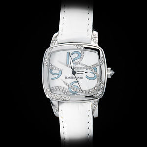 Jean Richard Milady "Air" High Jewelry Ladies' Auto. Watch Diamonds MOP Rare LE