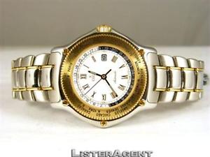 EBEL Voyager Stahl/Gold 18Kt AUT Ref. 34605818. NEU!