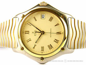 EBEL 1911 Senior Stahl/Gold 18Kt AUT. NEU!